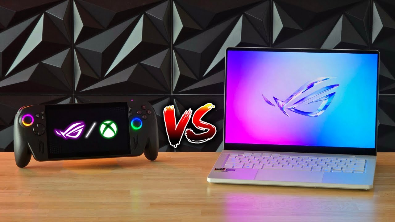 Gaming HANDHELD vs Gaming LAPTOP (2025) - Xbox Ally X vs Asus ROG Zephyrus G14