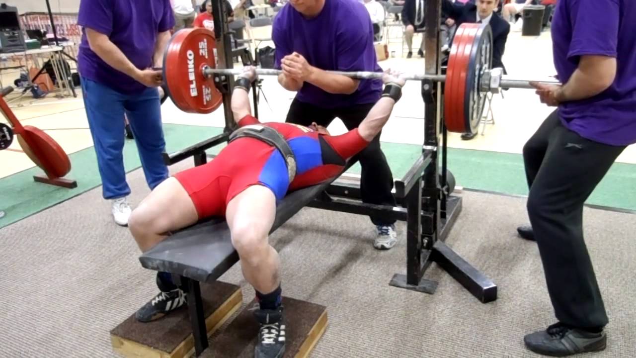 Phil Richard (M1 - Equipped) 216kg British Record Benchpress