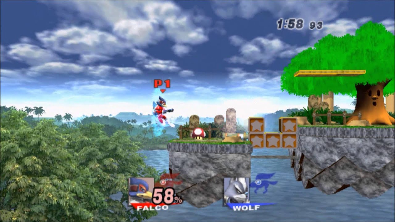 [SSBB TAS] Falco vs. Wolf