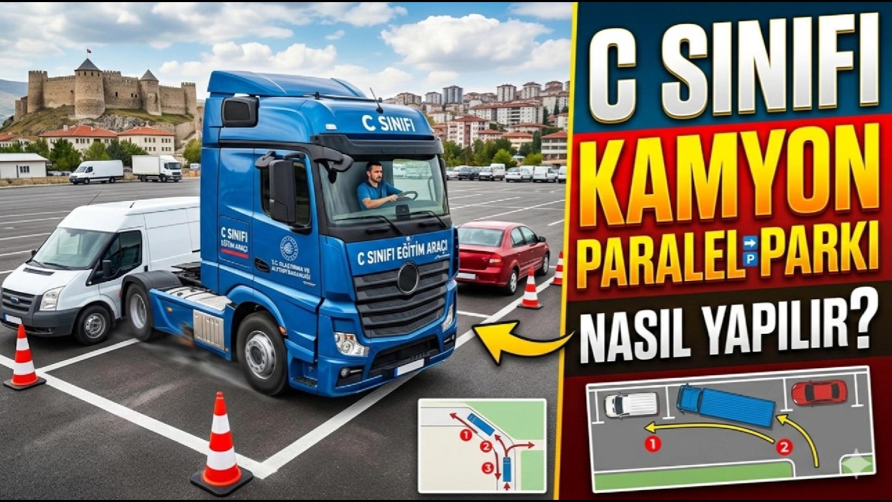 C SINIFI KAMYON PARALEL PARKI NASIL YAPILIR ? #paralelpark
