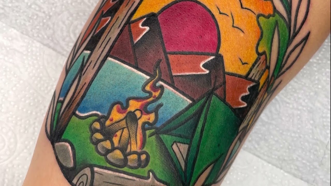 Traditional Tattoo Time Lapse | 4K Video