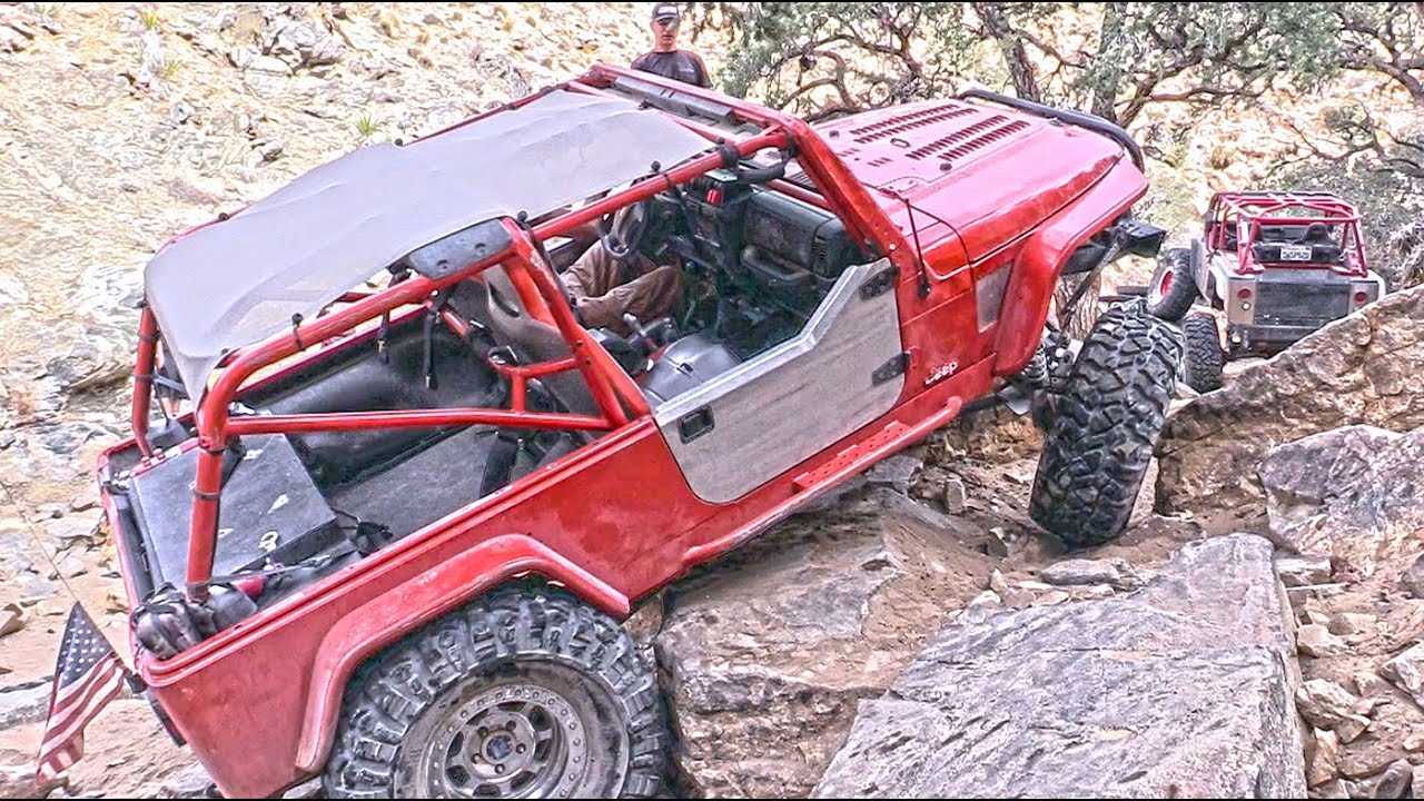 Jeep Wranglers - Rock Crawling - Mottino Wash - Garden of Eden