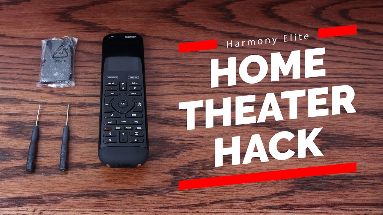 Home Theater Hack | Logitech Harmony Elite Battery Replacement