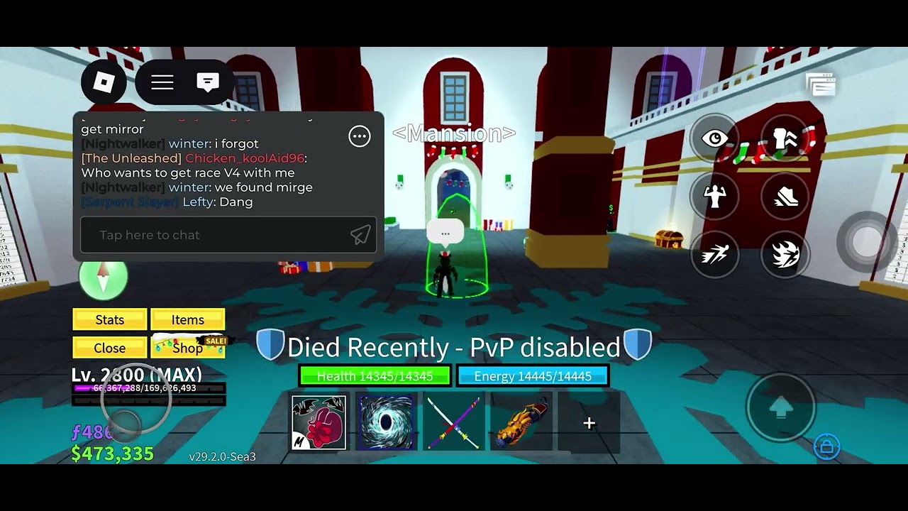 Pvp with portal with someone ( i change it to kitsune cause i aint good with portal)