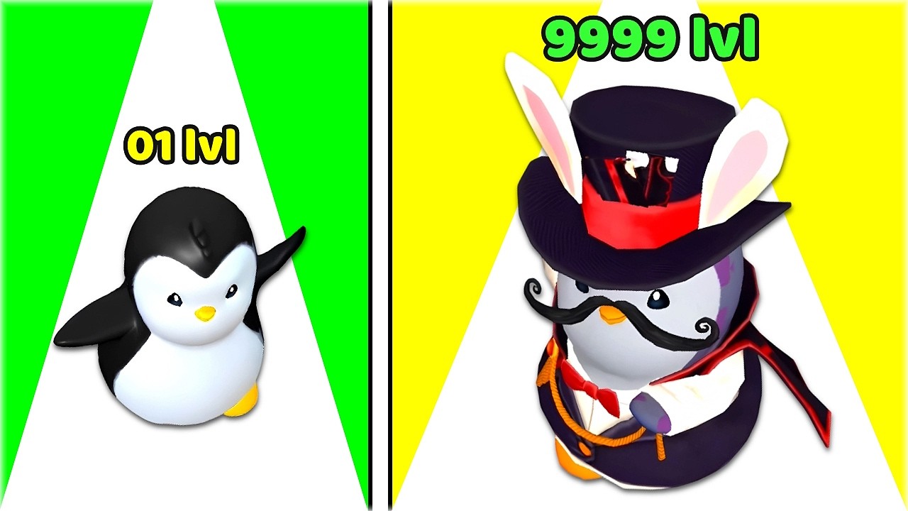 I upgraded penguin to MAX LEVEL!