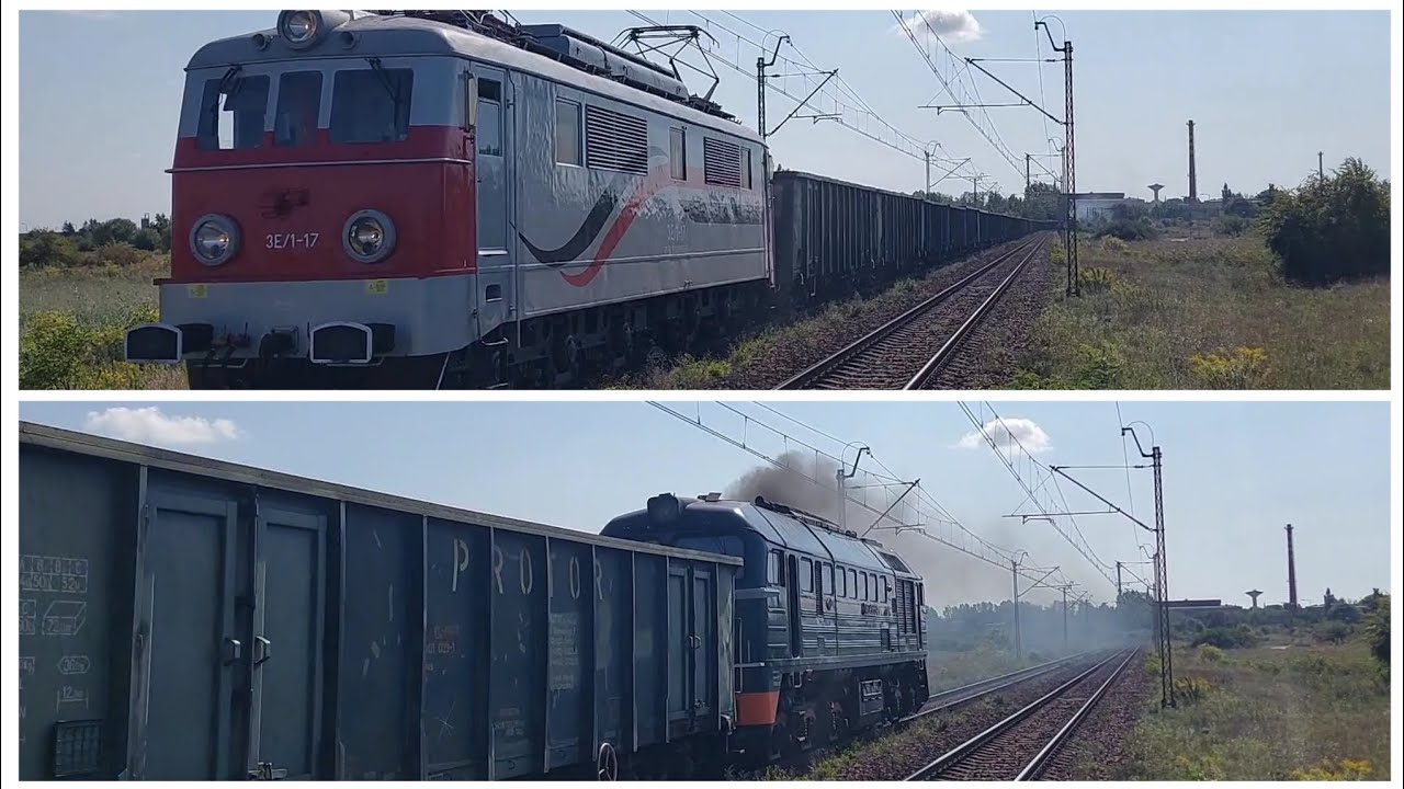 Push-Pull Sputnik 3E/1-17 na popychu IWAN M62-3554 wyjazd z inowrocławia
