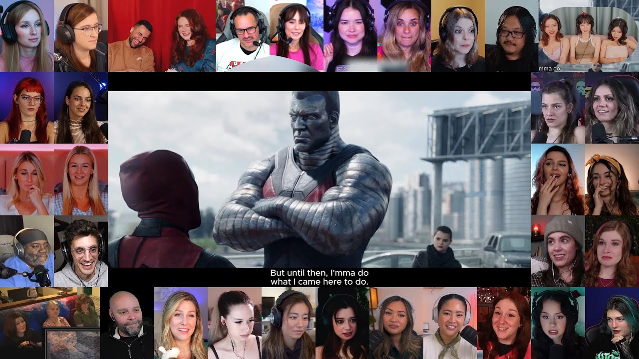 Deadpool Meets Negasonic Teenage Warhead - Deadpool (2016) - Reaction Mashup
