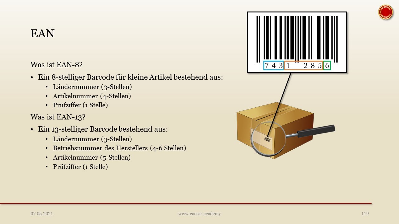 EAN-Code - 👨🏼&zwj;🎓 EINFACH ERKL&Auml;RT 👩🏼&zwj;🎓