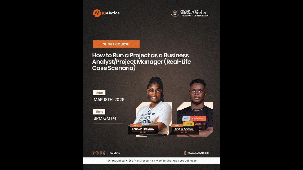 How to Run a Project as a Business Analyst/Project Manager (Real-Life Case Scenario)