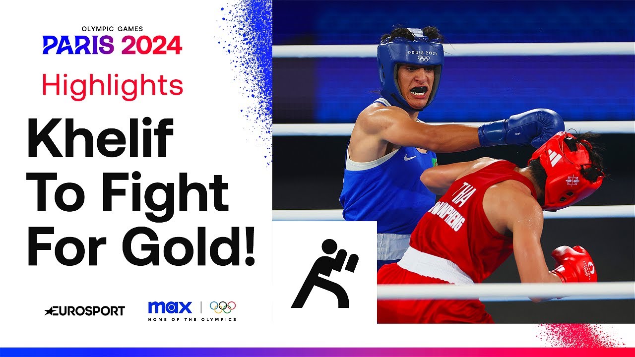Algeria's Imane Khelif cruises into women&rsquo;s boxing final with dominant victory 🥊 | #Paris2024