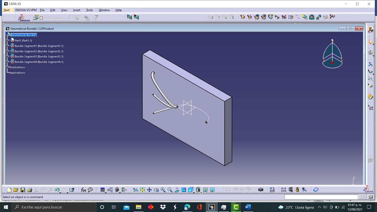 Conexión de cables por puntos (Catia V5 Electrical Harness Assembly)