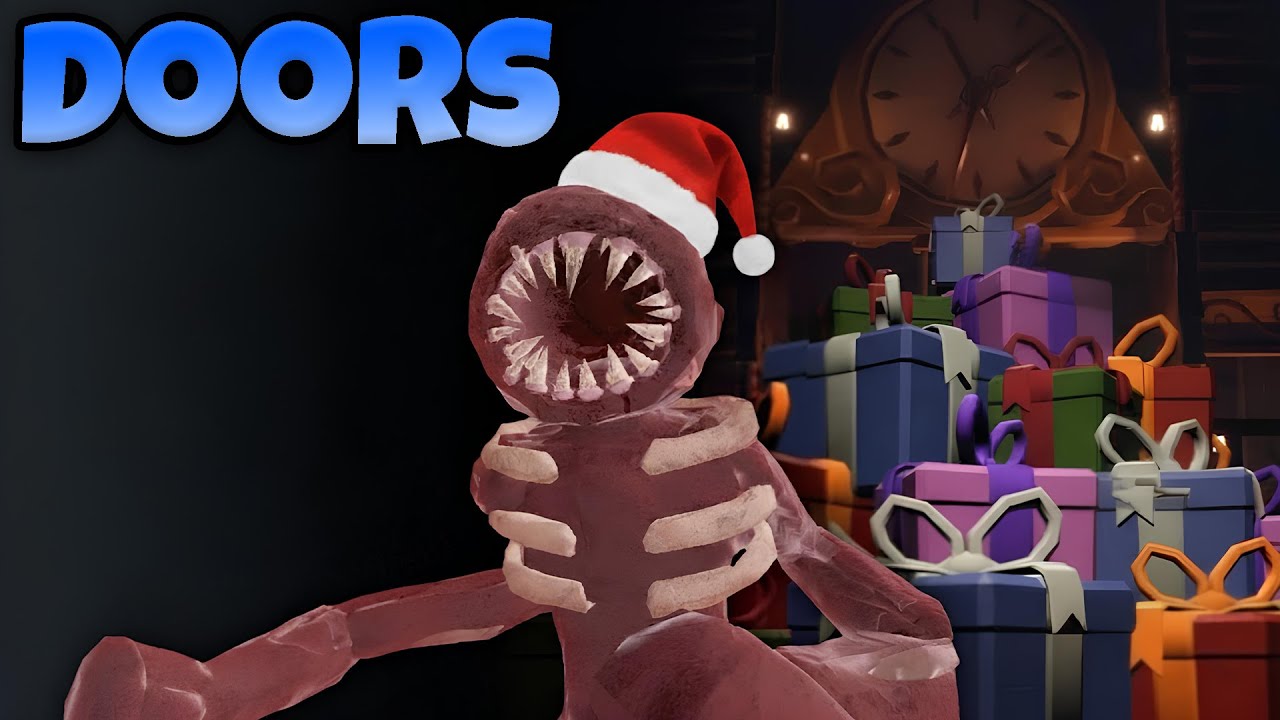 KORKUNÇ NOEL BABADAN KAÇIYORUZ | ROBLOX DOORS YENİ GÜNCELLEME