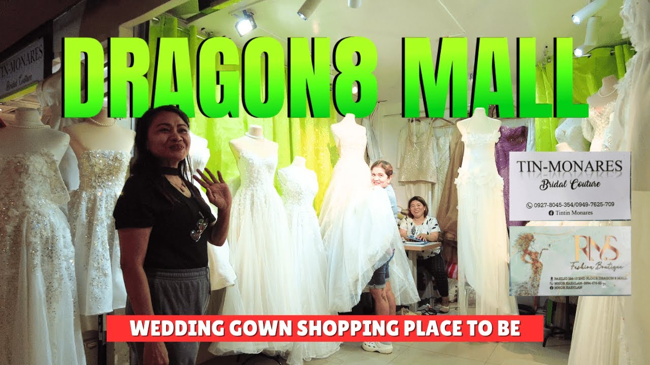[4K] DRAGON 8 MALL I MAGAGANDANG WEDDING GOWN I DIVISORIA MANILA PHILIPPINES