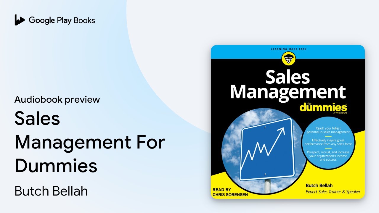 Sales Management For Dummies by Butch Bellah · Audiobook preview