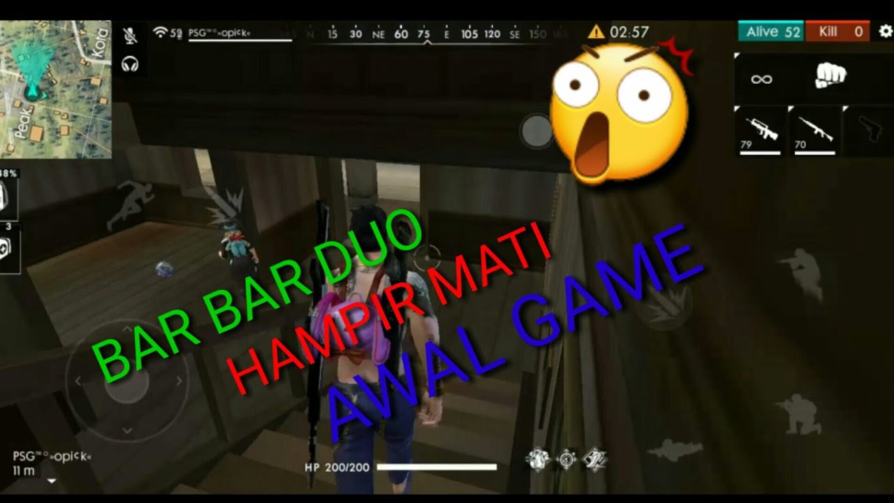 (BASNICE) RANK DUO BAR BAR AUTO BOOYAH