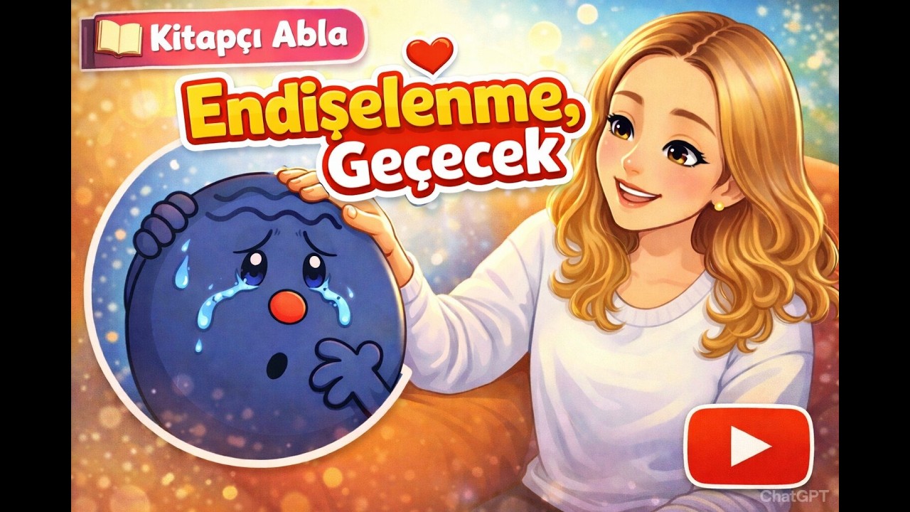 Bazen Endişeleniyorum ☁️ | Çocuklar İçin Duyguları Anlama ve Rahatlama Masalı