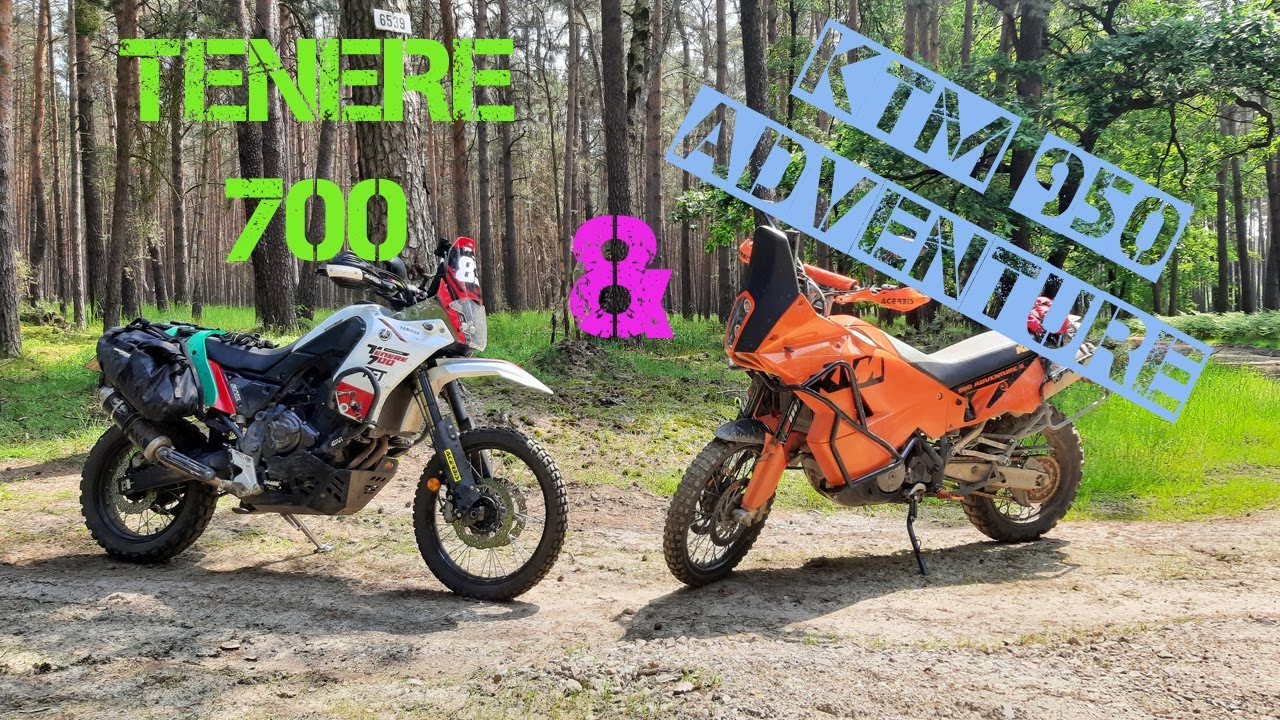 OFF THE ROAD: KTM 950 Adventure S & Yamaha Tenere 700 Offroad Fun Germany