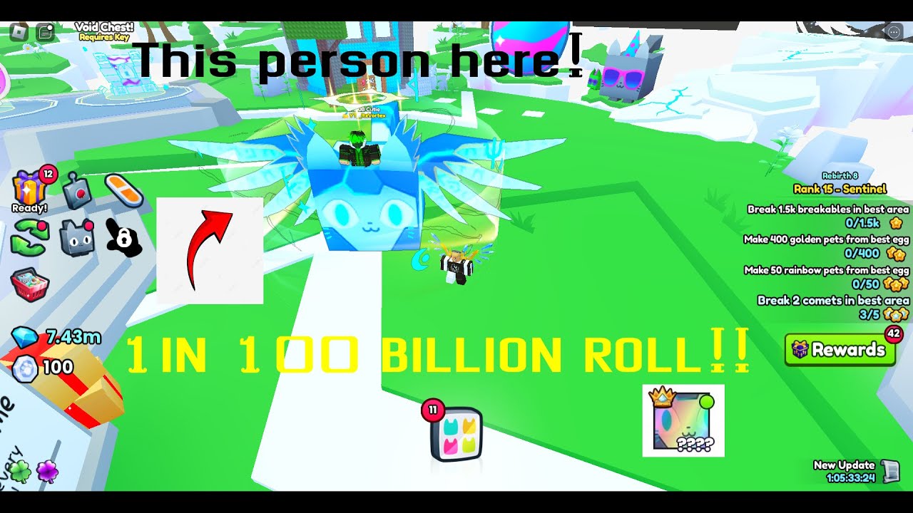 This Guy Rolled a SHINY RAINBOW TITANIC Arcane Cat In Pet Simulator 99 RNG!?
