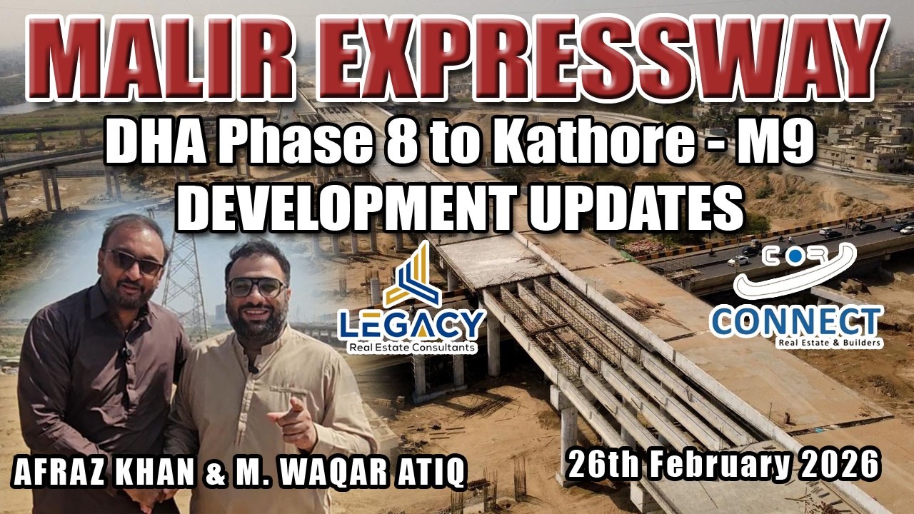 Malir Expressway 26th February 26 Development Update | DHA Phase 8 to Kathore M9