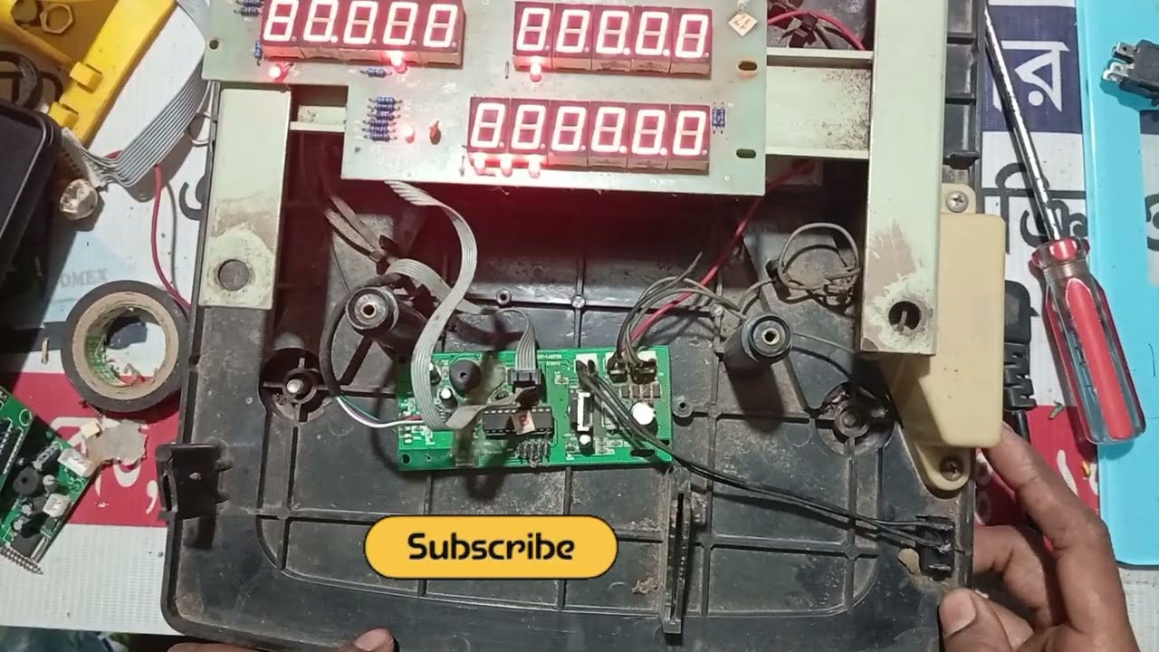আরএফএল এর 40 কেজি ডিজিটাল স্কেল। ওজন মাপার মেশিন। সার্কিটের সমস্যা।