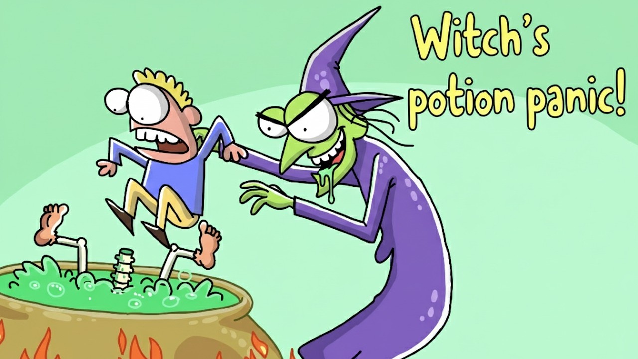 Escaping the Witch's Cauldron | Hilarious Cartoon | KOTAK KARTUN
