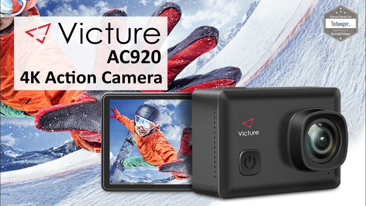 Спортивная камера Victure AC920 - Экшн-камера 1080P 4K - 20MP и Wi-Fi - Приложение ismartDV
