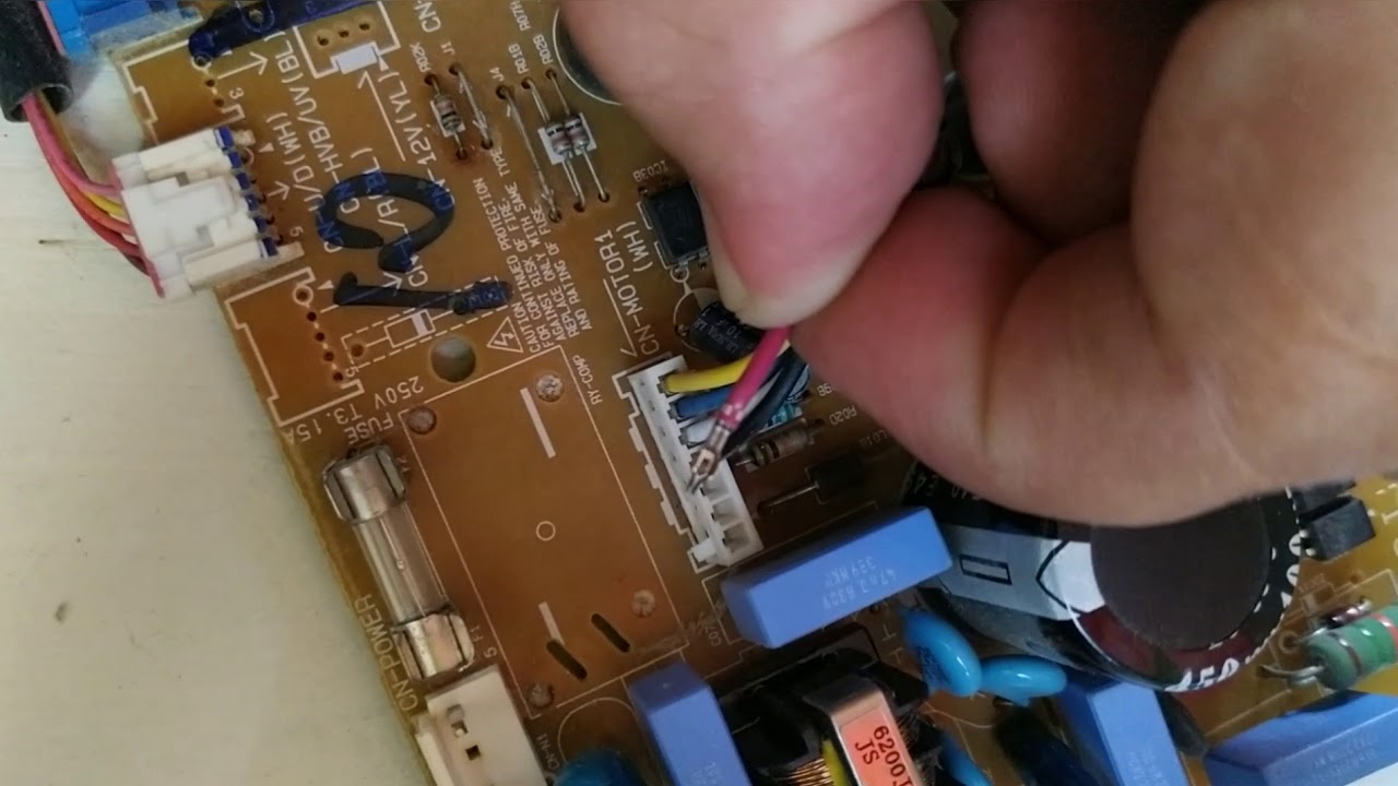 Falla minisplit inverter / La turbina no gira aire acondicionado inverter