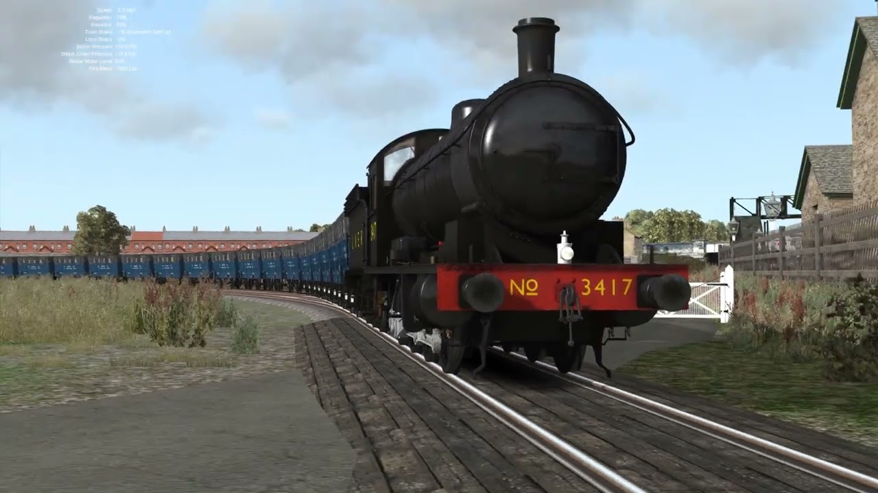 LNER 3417 Coal Dust Train at West Beecham