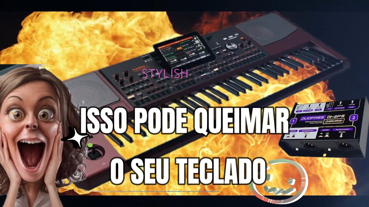 A FALTA DE DIRECT BOX PODE QUEIMAR O SEU TECLADO?