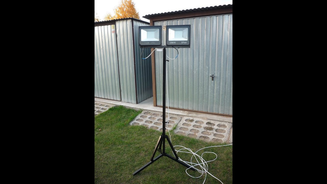 Stojak, statyw do lamp, halogenów, workbench lamp, Make an adjustable light stand