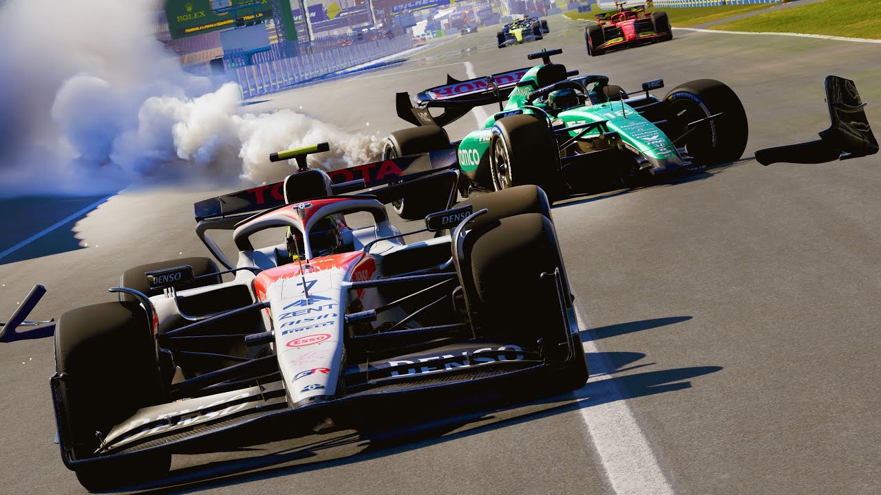 I got Rear-Ended by an AI in the Pitlane Exit...