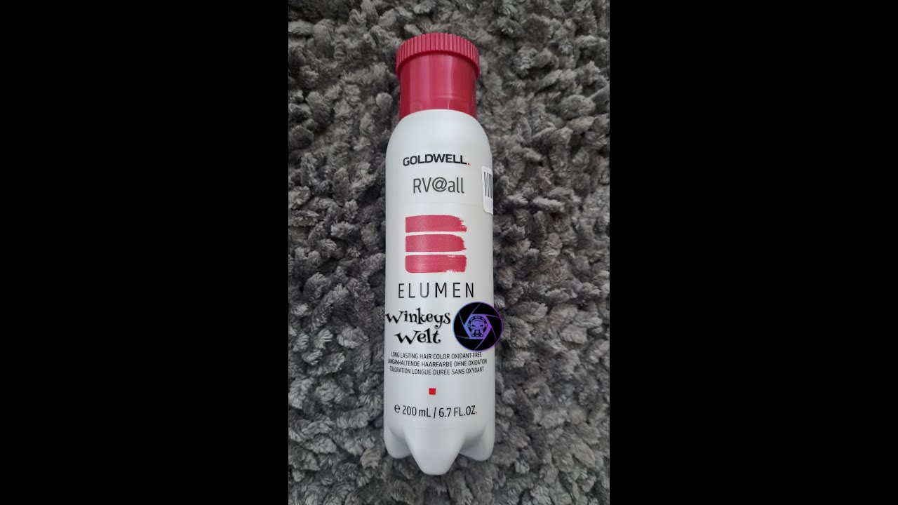 Haarfarben Goldwell Elumen Rot-Violet gemischt mit Femmas Rot