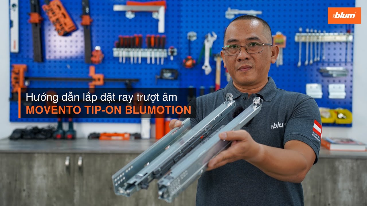 LẮP RAY TRƯỢT NGĂN KÉO MOVENTO CÓ KHÓ NHƯ BẠN NGHĨ? | HƯỚNG DẪN LẮP ĐẶT | BLUM