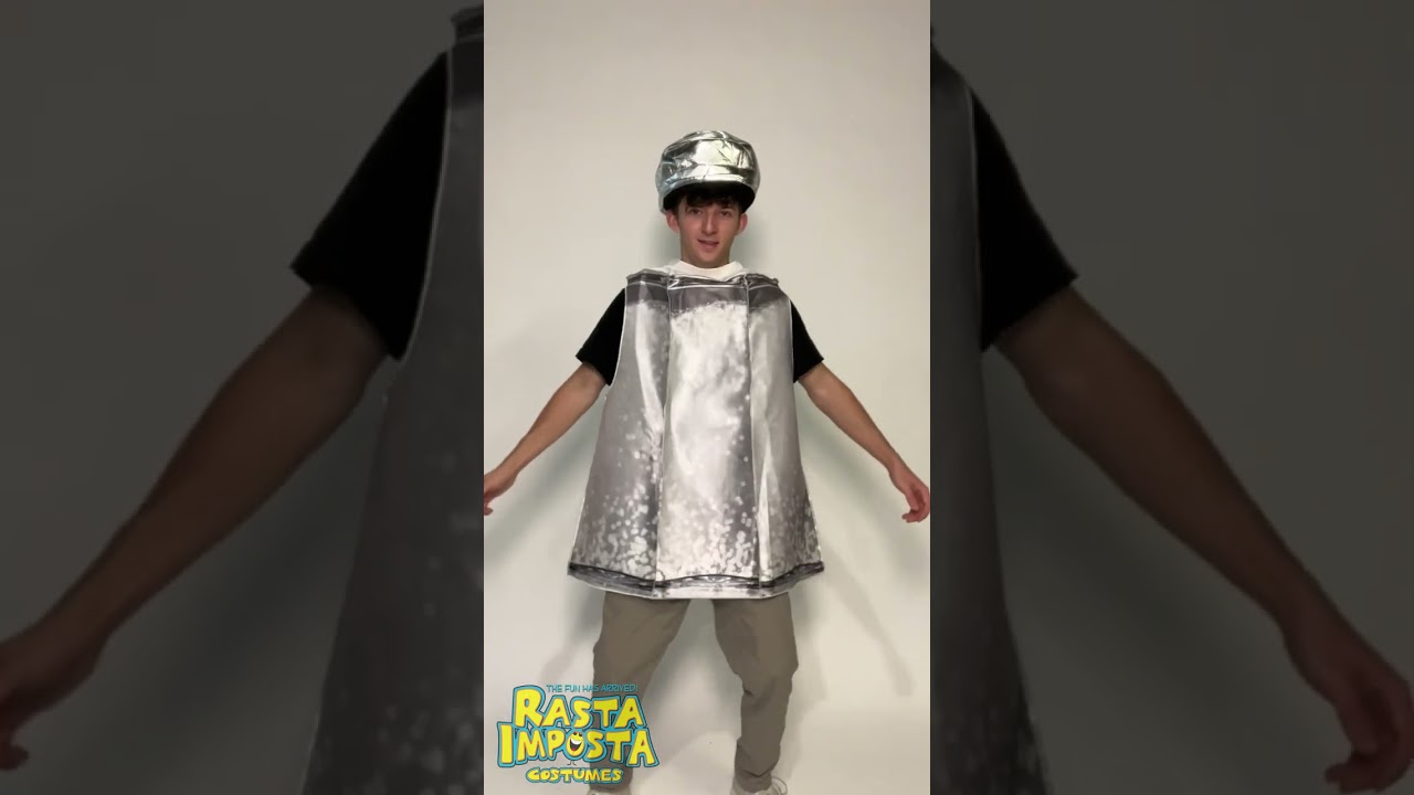 Rasta Imposta Salt Shaker Glass Bottle Costume