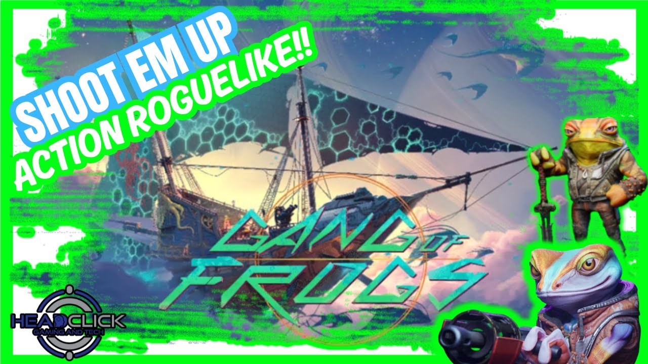 Coop Shooter Action Roguelike That's An Aboslutely Insane Time! And Frogs!? || Gang of Frogs