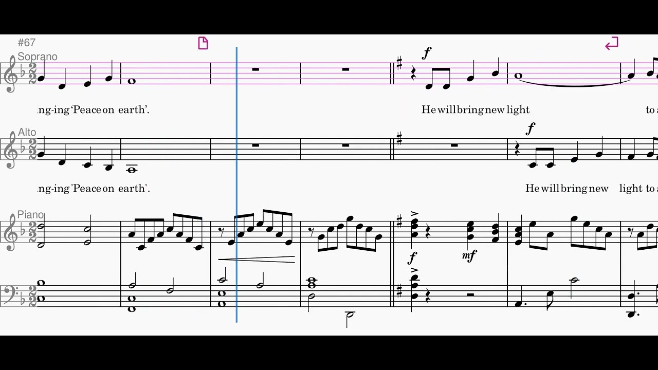 {練習} John Rutter - Angels' Carol (Soprano)