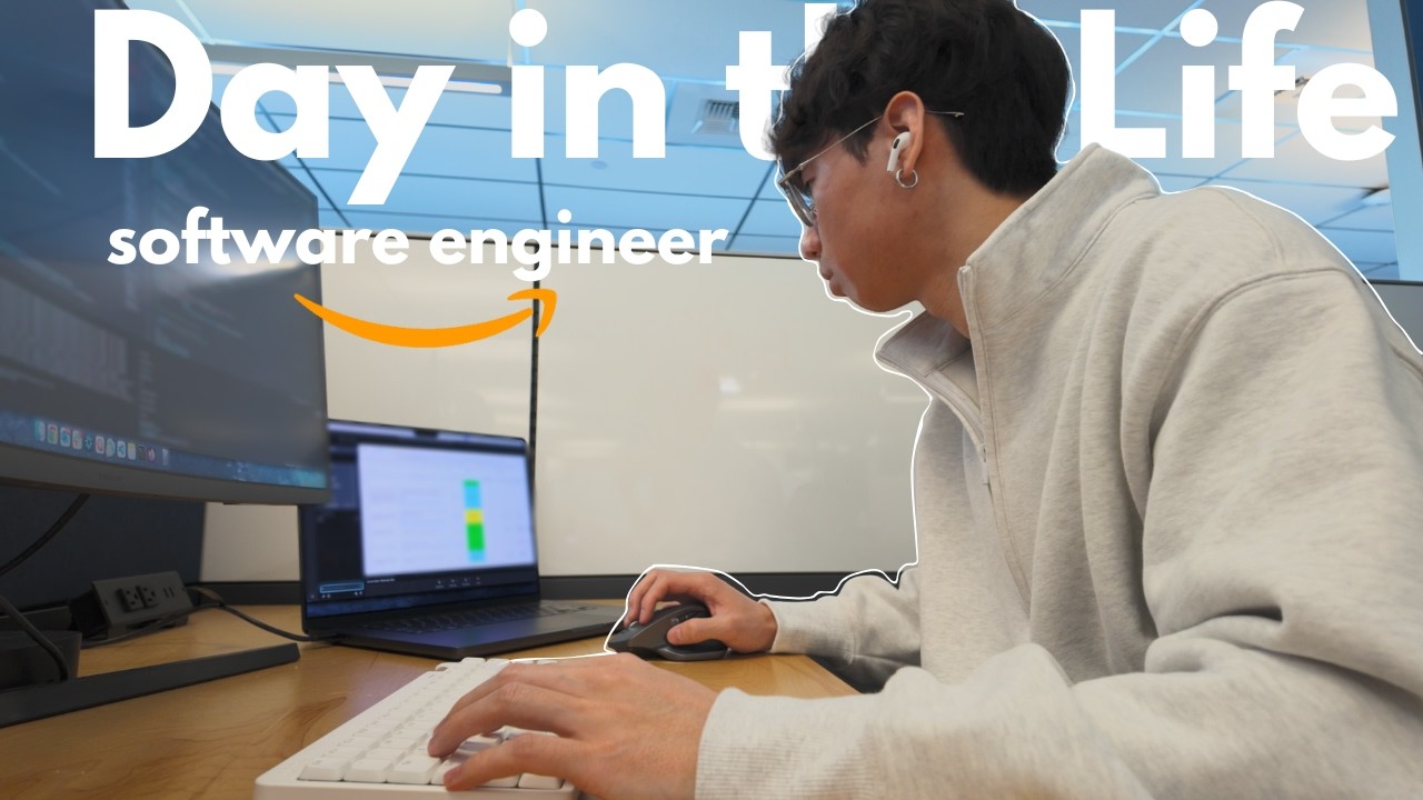Day in the Life of an Amazon Software Engineer | Office Desk Setup