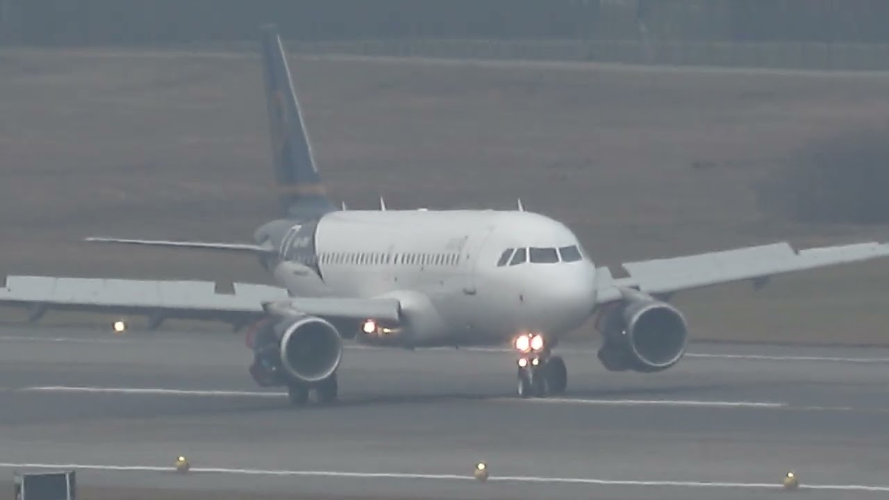 5A-ONI A319 LIBYA GOVERNMENT LANDING AT ZURICH-WEF 19-1-2026
