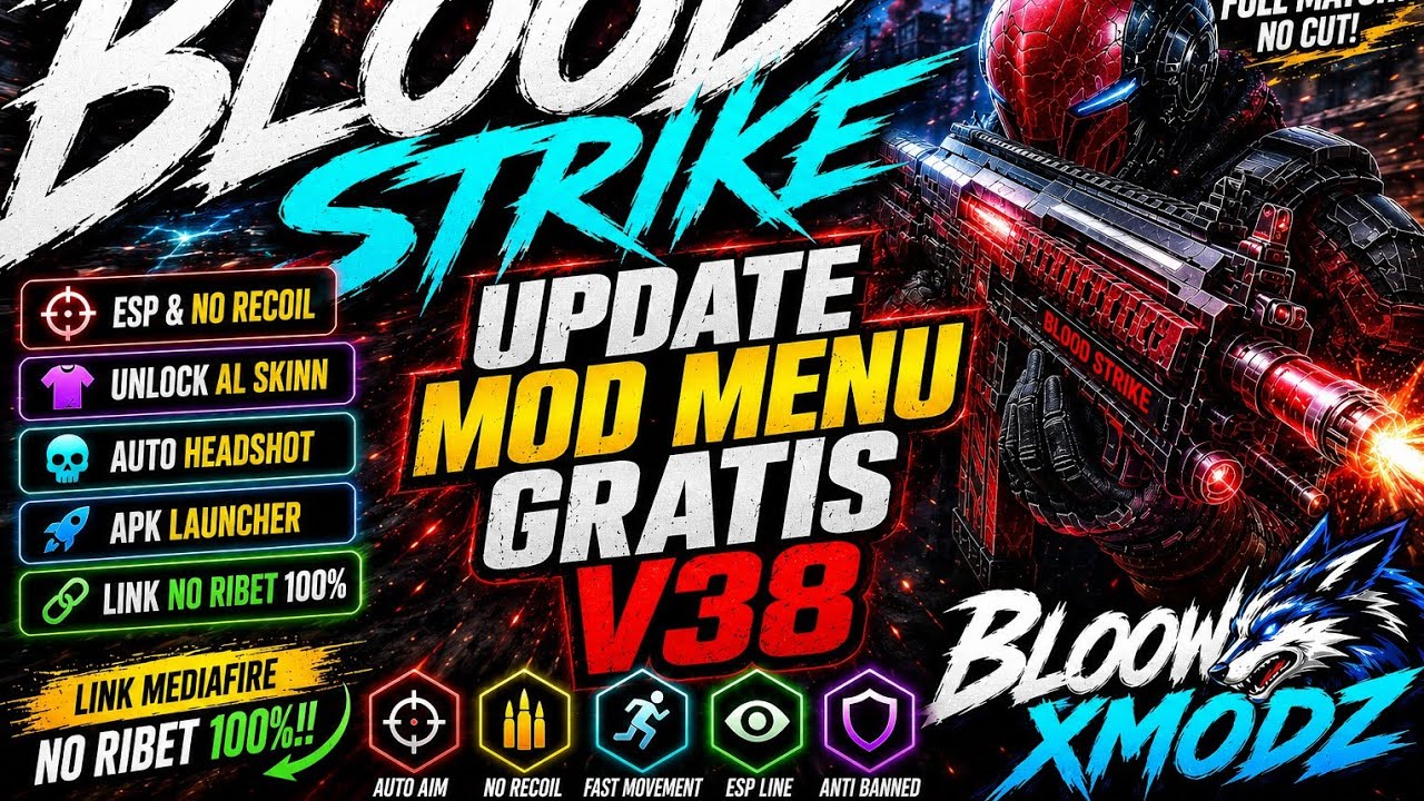 New Mod Menu Bloodstrike 2026 || Apk Injector Gratis || Auto Headshot || Skin Hack