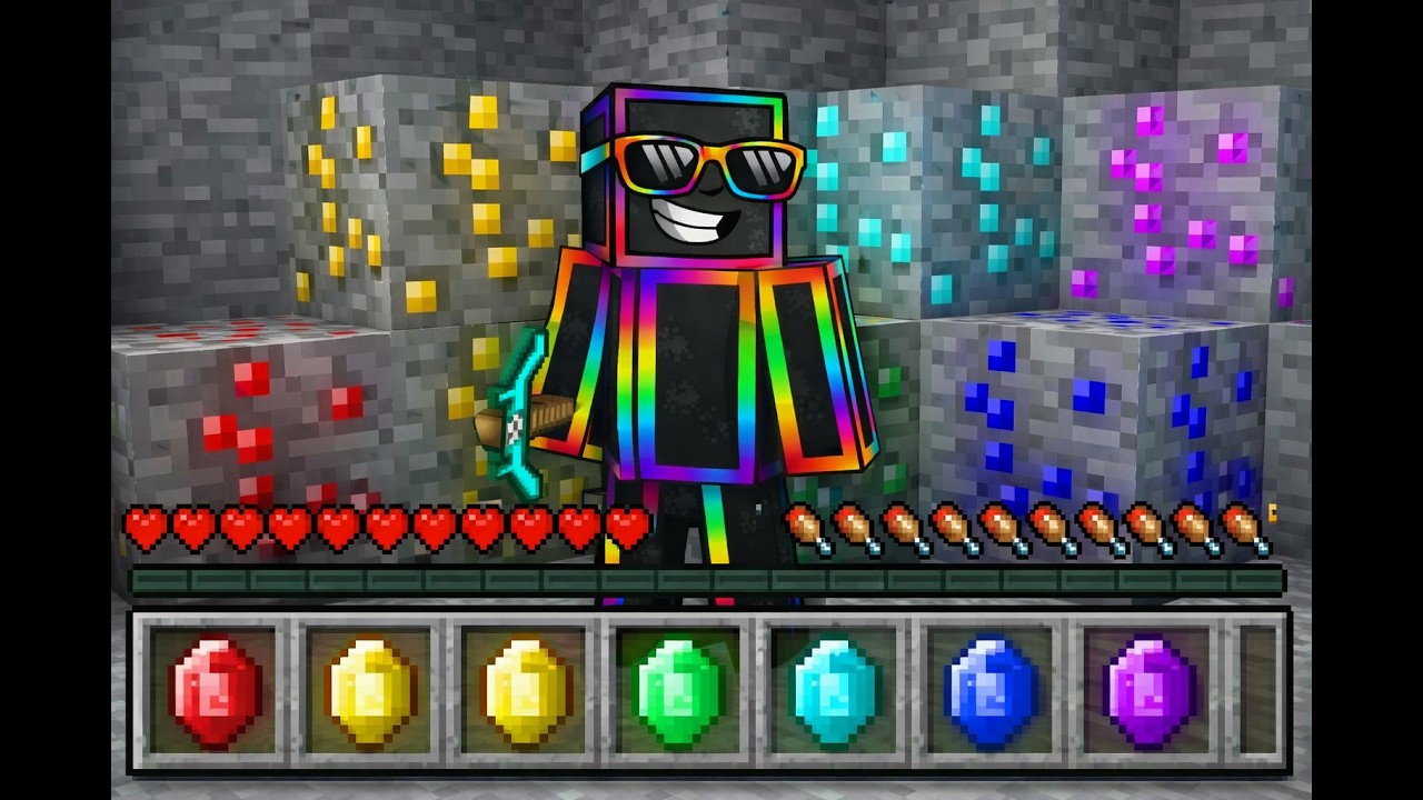 😱HAMMA KAMALAK ZUMRUDLARNI TOPDIM| UZBEKCHA MINECRAFT