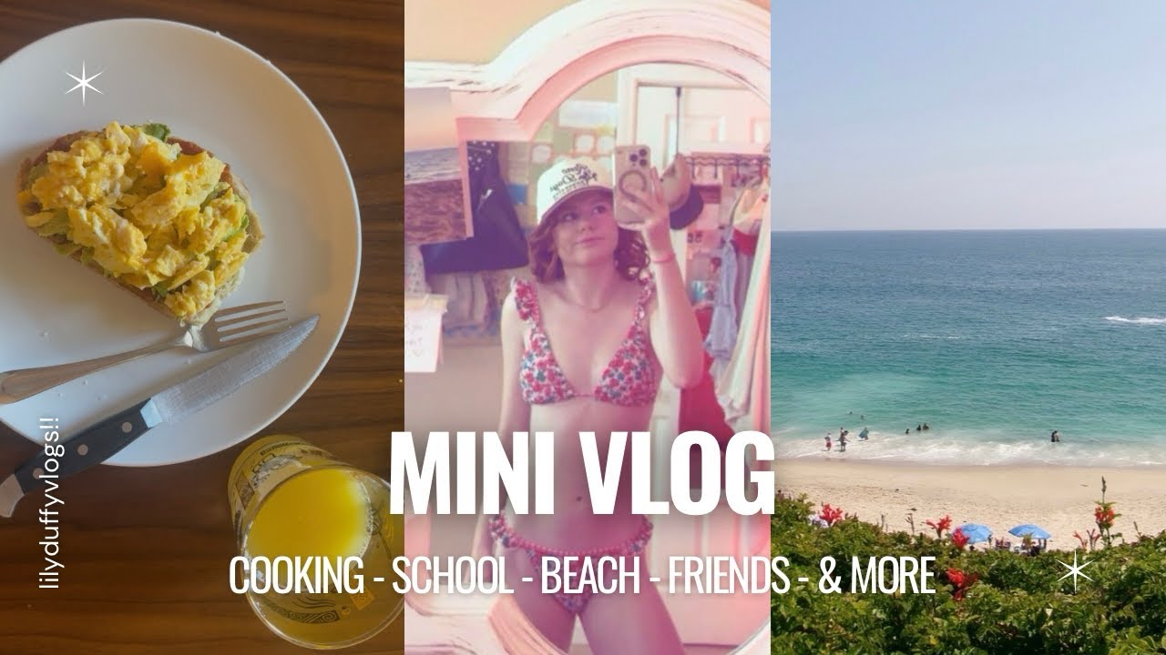 ANOTHA MINI VLOGGG!! Cooking, School, Friends, Beach, and SM MORE!! 