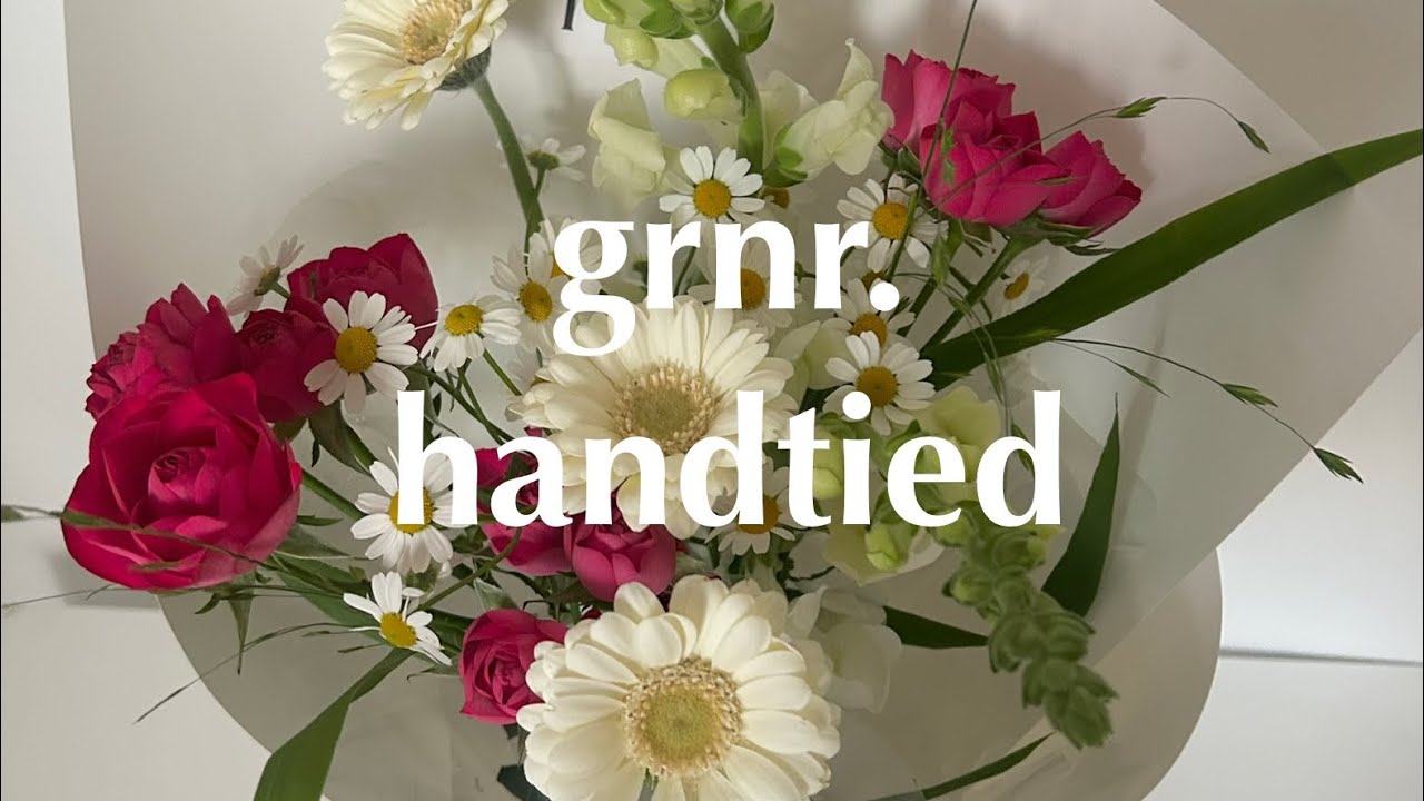 [flower design] 졸업식꽃다발 만들기/꽃다발만들기/핸드타이/handtied