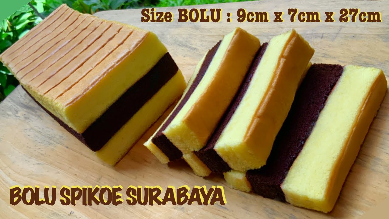 RESEP KUE BOLU LAPIS SURABAYA EKONOMIS LEMBUT | SPIKOE | SPIKU