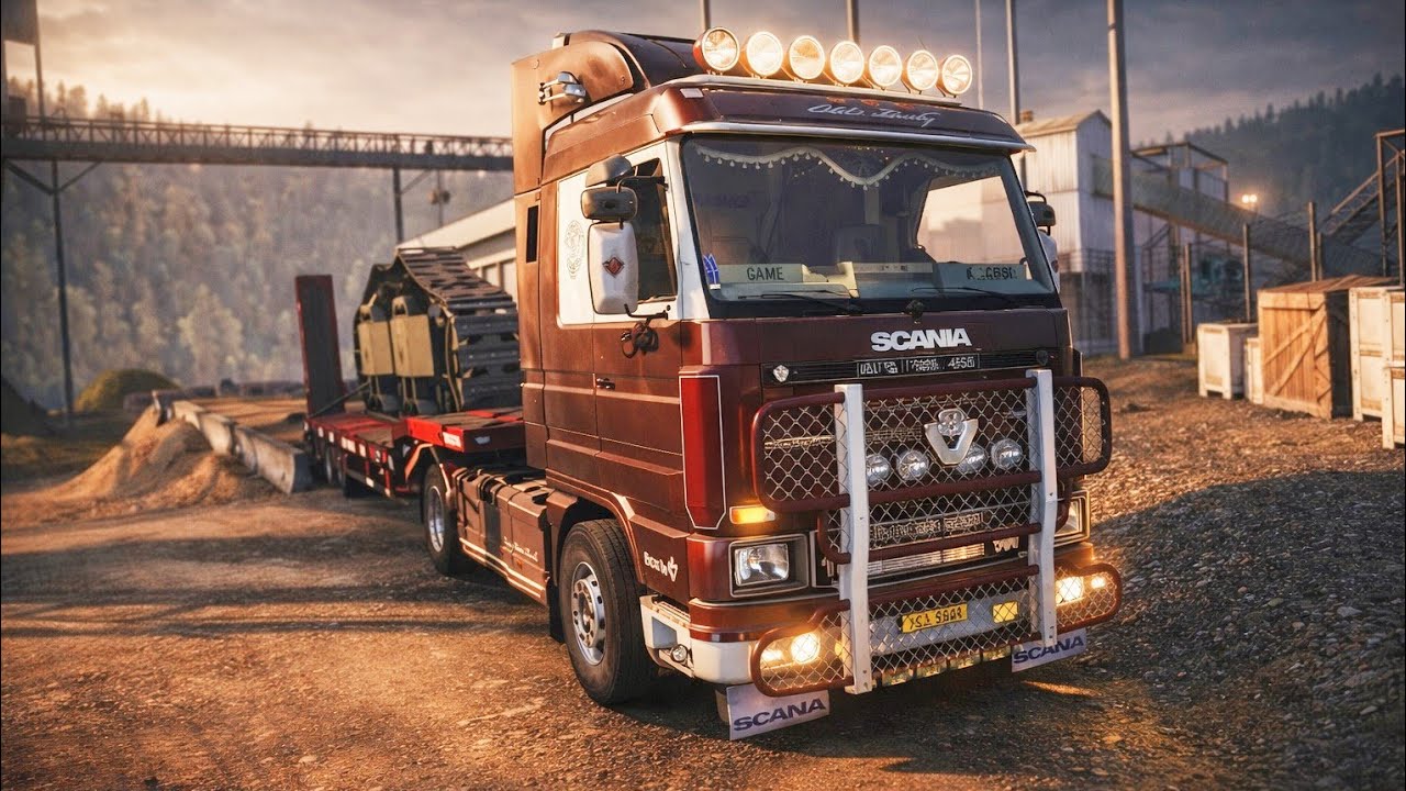 Scania 143M 500HP V8 - Old School Drive | ETS2 