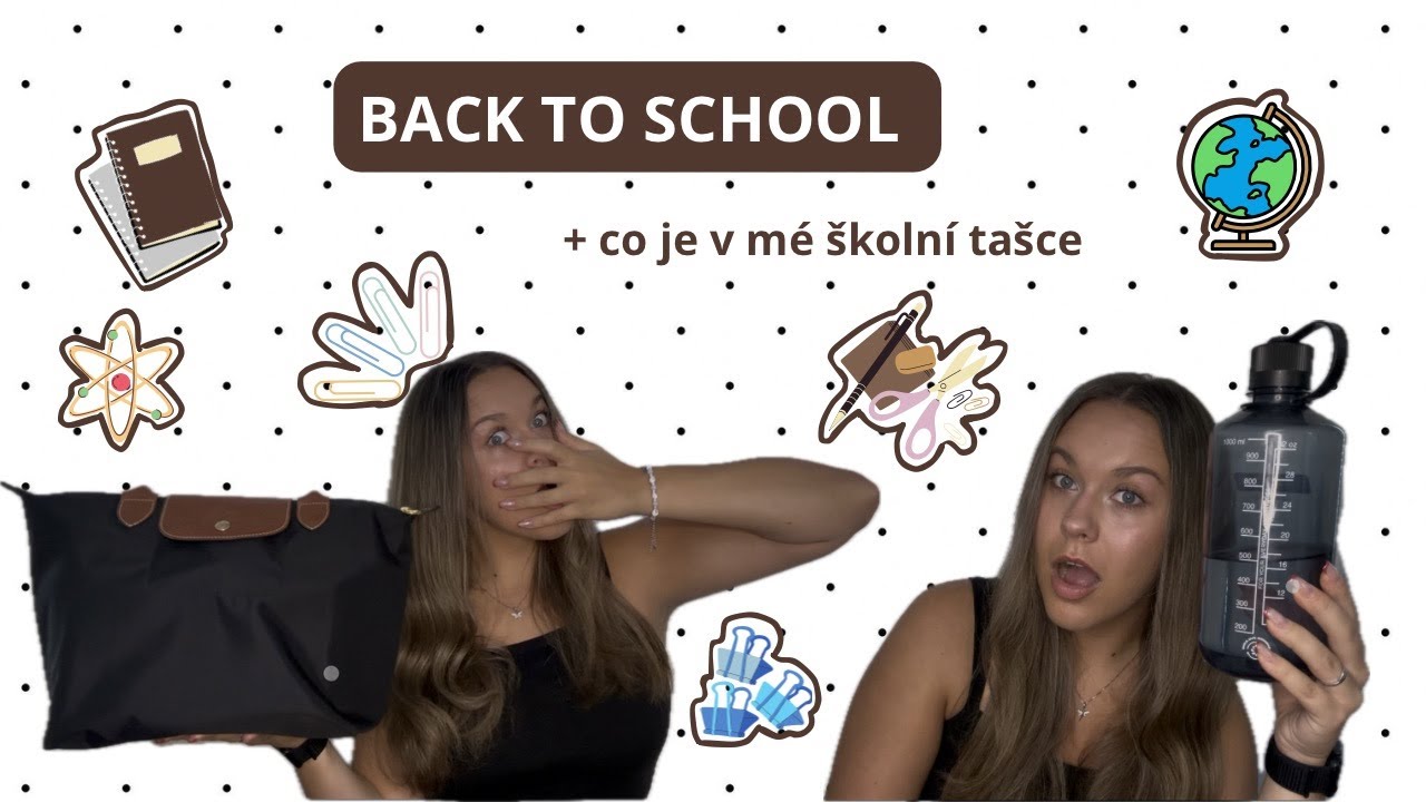 BACK TO SCHOOL + co je v mé školní tašce 📚🫢