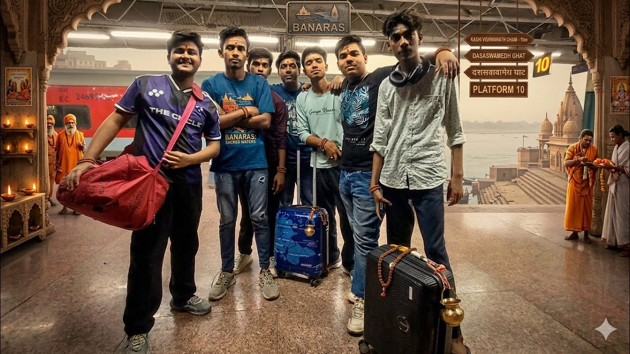 BANARAS TRAVELING WITH SCHOOL FRIENDS 🧡🎒 