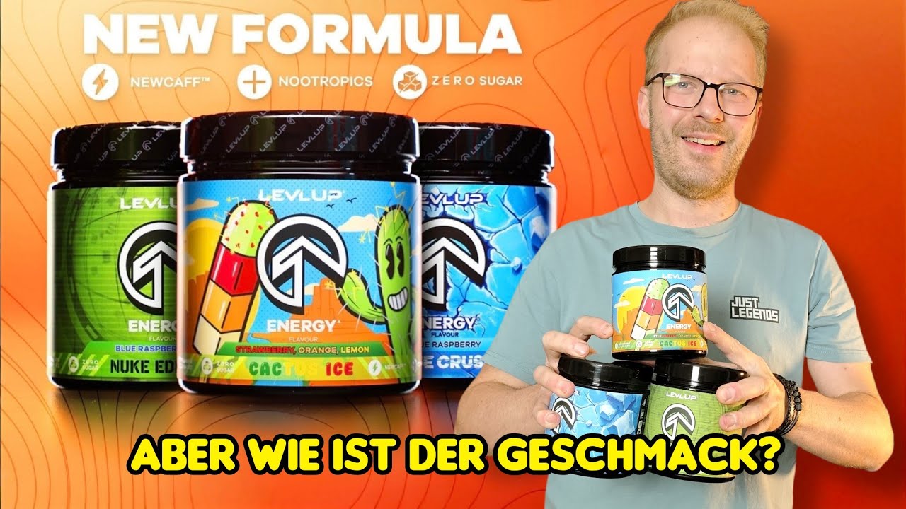 Alle 3 Levlup mit der NEW FORMULA - Blue Crush, Nuke Edition, Cactus Ice