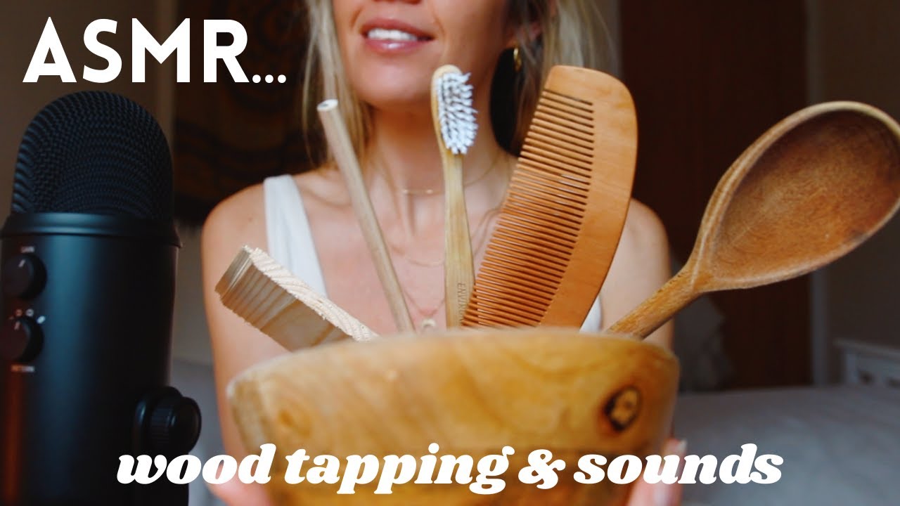 ASMR various WOOD TAPPING & WOOD SOUNDS 나무 소리