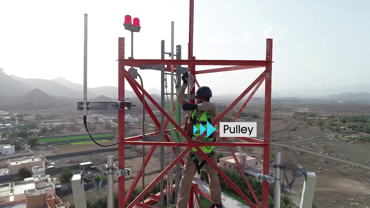 27 Rope Pulley Installation on tower