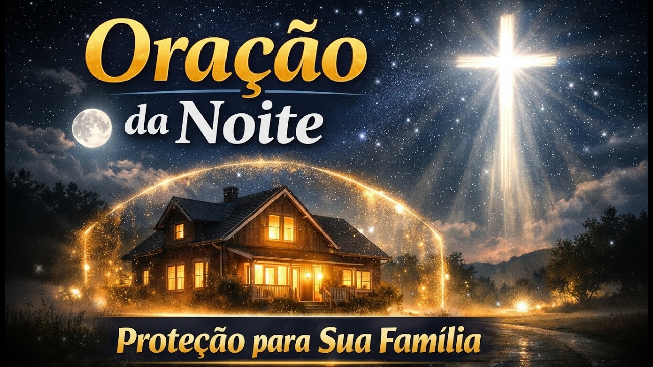 Oração da Noite | Proteja Sua Família, Seu Lar e Seus Caminhos com Deus